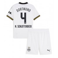 Borussia Dortmund Nico Schlotterbeck #4 Tredje Tröja Barn 2024-25 Kortärmad (+ Korta byxor)